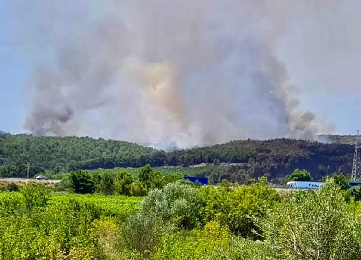 Opoul-Périllos (66) – Reprise importante du feu