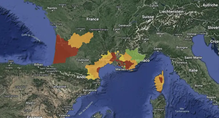 CARTE. Davantage de zones en risque « très sévère » ce dimanche, consultez notre carte interactive