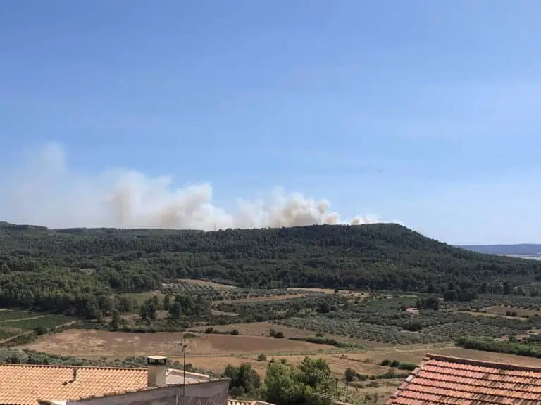 Rognac (13) – important incendie en cours