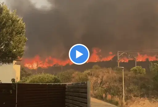 Feu à Portbou : 573 hectares détruits, des pompiers blessés… ce que l&rsquo;on sait à 15h