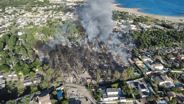 Feu de camping en cours au Cap d&rsquo;Agde : ce que l&rsquo;on sait