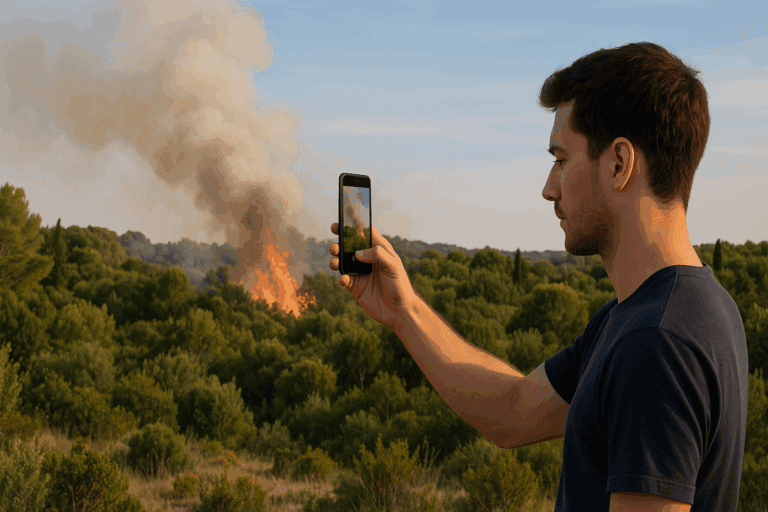 Restez informé face au risque de feux de forêt