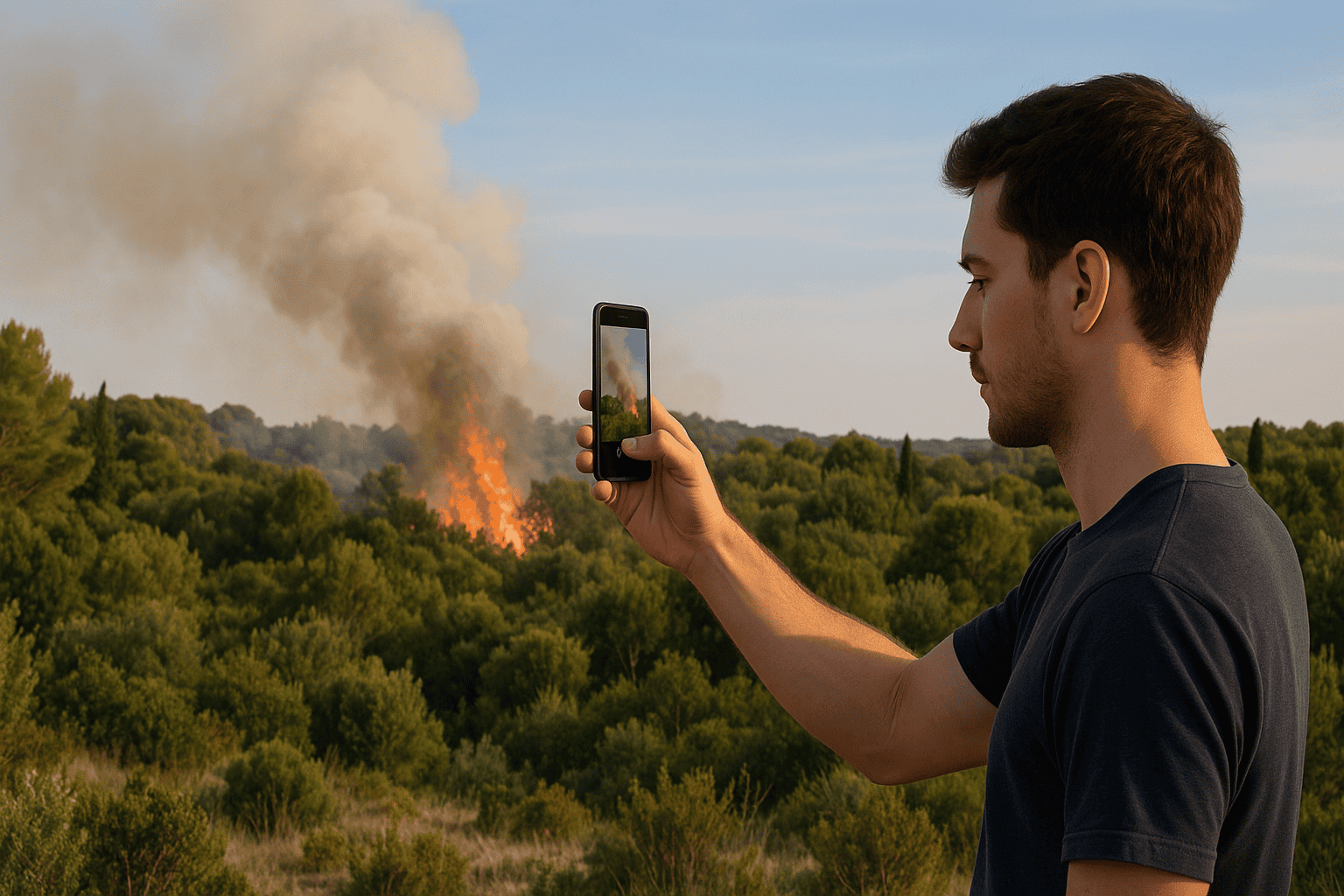 Restez informé face au risque de feux de forêt
