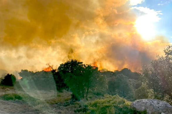 L&rsquo;enfer des flammes vu de l&rsquo;intérieur : notre vidéo au cœur de l&rsquo;incendie de Narbonne