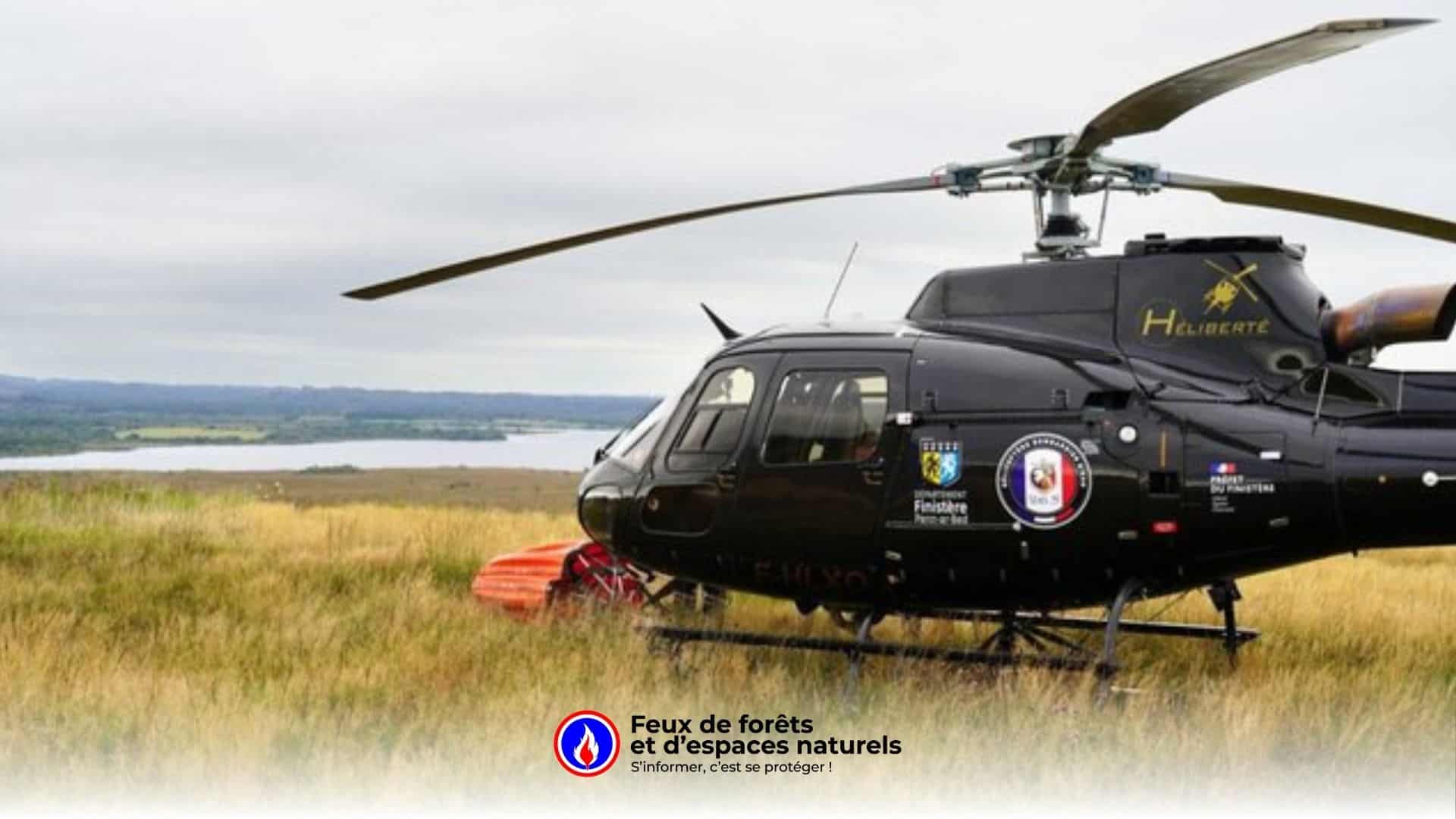 Crash d’un hélicoptère bombardier d’eau dans le Finistère