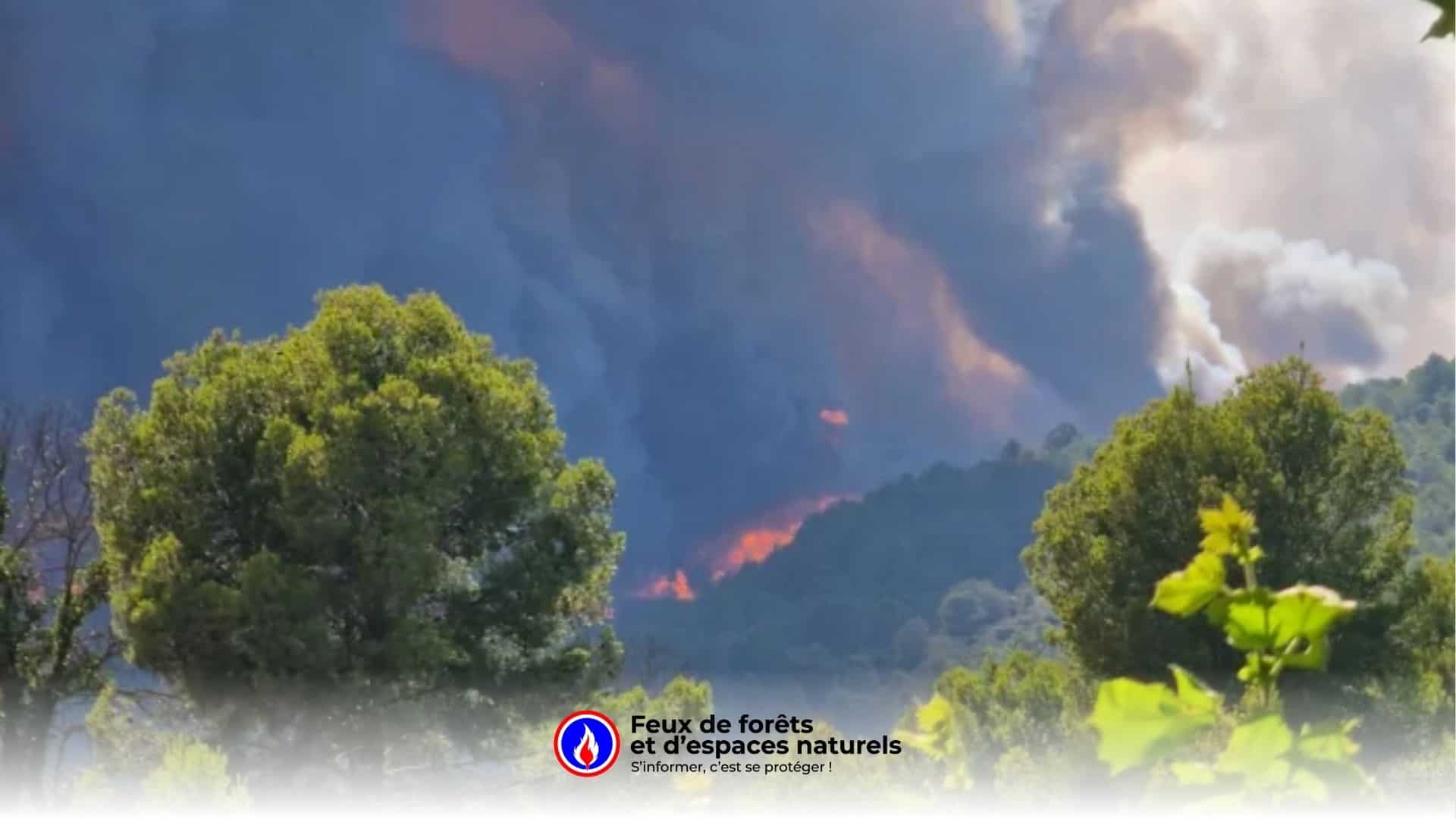 Violent feu dans l’Aude : la situation à 19h30
