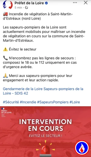 Photo du signalement